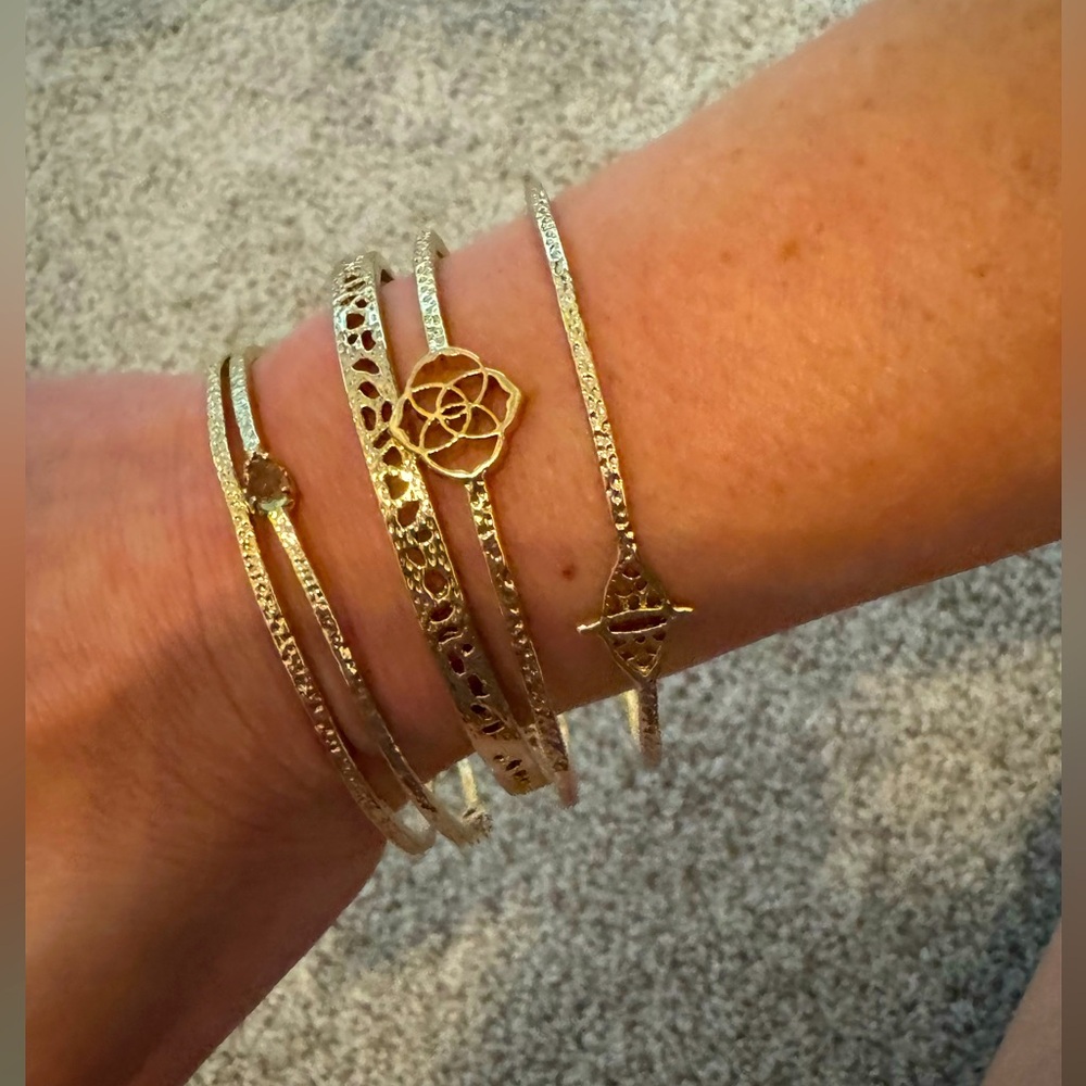 Kendra Scott Gold Bracelet Set